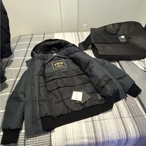 Moose Knuckles Black Puffer Jacket